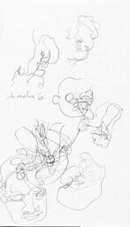 Sensory Drawing, Poke root, Kingston