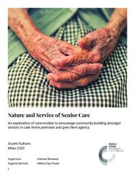Nature and Service of Care