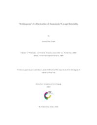 Nothingness; An Exploration of Anamnesis Through Materiality