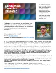 Public Art: A Keynote Artist Lecture by Ken Lum