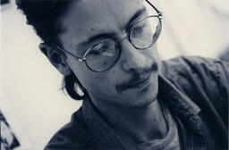 Bespectacled man, circa 1992-1994.