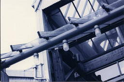North Building exterior, circa 1992-1994.