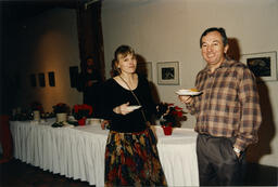 Staff Christmas event, circa 1990s.