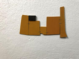 Ochre Shapes and Staples