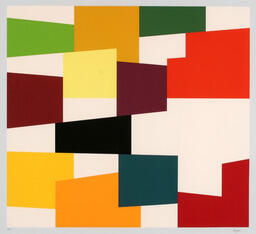 Abstract Composition, Multicoloured