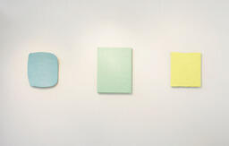 Three Paintings for a White Wall