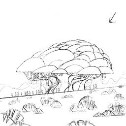Ficus tree, style exploration: End result
