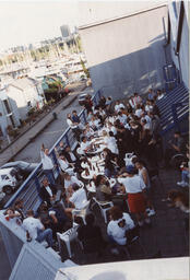 Staff event, circa 1990s.