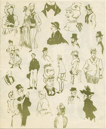 Back of brochure for Bal de Montmarte, 1953.