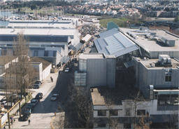 View of campus from Granville St. Bridge, circa 1990s.