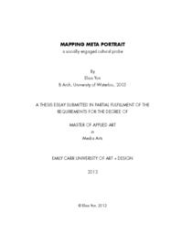 Mapping Meta Portrait: A Socially Engaged Cultural Probe