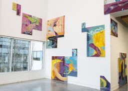 "Reimagined between the shadows" MFA Thesis Exhibition Installation