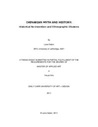 Chinarian Myth and History: Historical Re-invention and Ethnographic Illusions