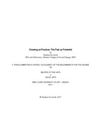 Drawing as Practice: the Past as Potential
