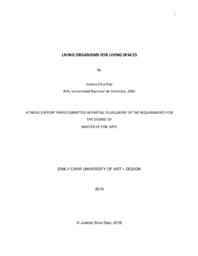 Living Organisms for Living Spaces