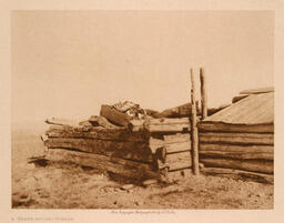 A Grave-House - Piegan: 