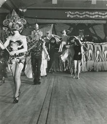 Costume parade at Beaux Arts Ball, fiesta of the insects, March 12 1949.