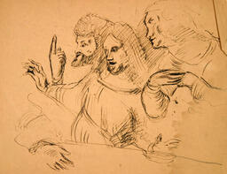 Christ figure after Old Masters: 