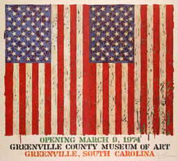 Two flags [Exhibition at Greenville County Museum of Art]: 