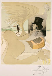 Exhibition poster using image from Goya's Los Caprichos: 