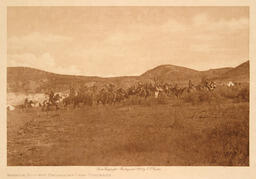 Warrior Society Encircling Camp - Cheyenne: 