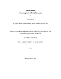 Training Videos: Cornering Socio-Cultural Movement