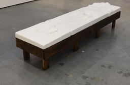 The bench part of Training Video installation