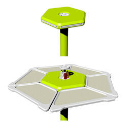 Docking tray system for space station
