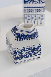 Modern Traditional Blue and White Porcelain: (detail)