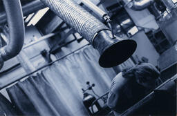 Sculpture area, circa 1992-1994.