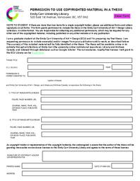 Permission to use copyrighted material